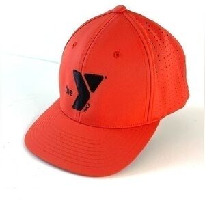 YMCA Orange Caps Mesh Baseball Hat S/M